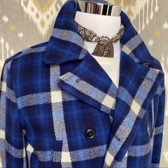 Polo Ralph Lauren "Rugged Icons Collection" Blue Ketchum Wool Plaid Ranch Coat - Picture 15 of 16